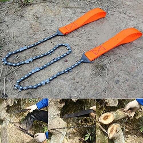 1pc Multifunction Outdoor Survival Emergency Chic Gear Pouch Pocket Hand Camping Hiking Tool ChainSaw