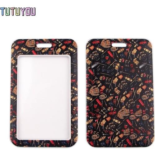 1pcs PC2779 Fire Equipment Bank Credit Card Holder Wallet Bus ID Name Work Card Holder For Fireman Card Cover Business Card