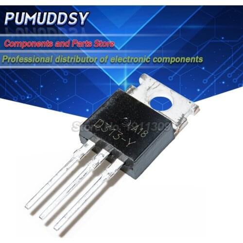 10PCS 2SD313-Y TO-200 2SD313 TO220 D313 60V 8A nuevo