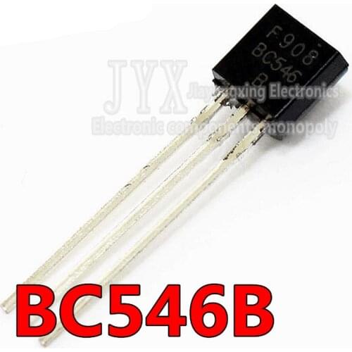100PCS BC546 TO-92 BC546B TO92 546B new triode transistor