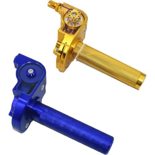 22mm Handlebar CNC Aluminum Throttle Grip Quick Twister Settle For CRF50 70 110 IRBIS 125 250 Dirt Pit Bike Motorcycle Motocross