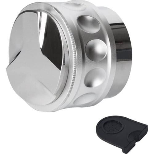 53Mm Coffee Distributor and Tamper with Spring,Dual Head Coffee Leveler Compatible for 54mm Breville Portafilter