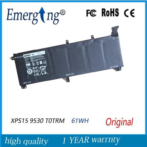 11.1v 61WH New Original Laptop Battery for Dell M3800 XPS15 9530 9535 T0TRM 245RR TOTRM