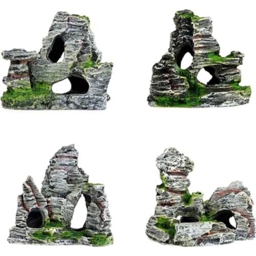 Aquarium Rock Play Landscaping Simulation Rockery Rockery Cave artificial Decoration Ornaments Furniture Pet Accessories