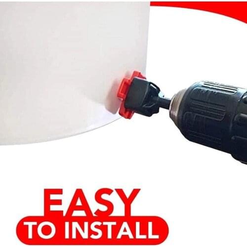 100Pcs Horizontal Side Mount Automatic Poultry Nipples Clean Drinker Waterer for Chicken