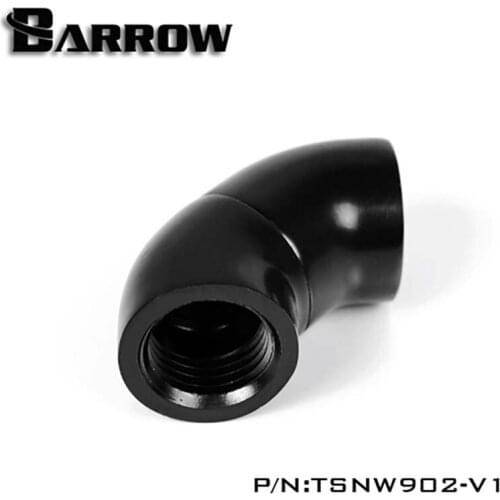 Barrow G1/4 90° Snake Rotary Adapter ( female to female ), 360° Rotary Fitting TSNW902-V1