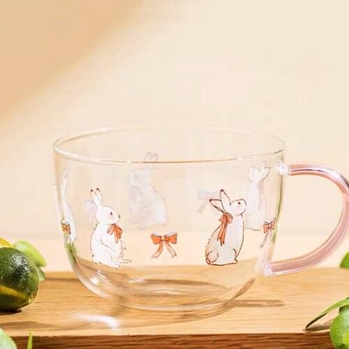 Botella Glass Cup чехол на банку пива Dubbelwandige Glazen Oatmeal Breakfast Water Rabbit Milk Female Summer Coffee Home