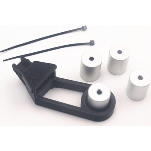 CR-10/ cr10S 3d printer solid spacer/with y axis wire retrain CR-10 aluminum Solid Bed Mount Strain relief bracket free shipping