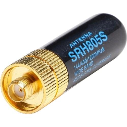 Dual Band 2 Way Radio Walkie Talkie Antenna SMA-F for BF-888S SRH-805S/UV-5R