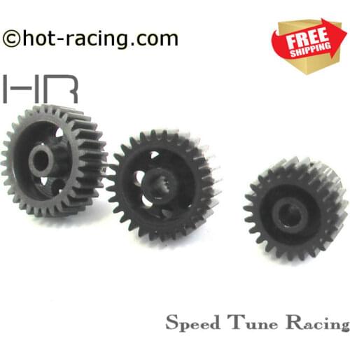 Radio control RC 23 28 31 Tooth Chrome Steel Pinion Gear set for the traxs 72076-3 1/16 Revo Slash option upgrade parts