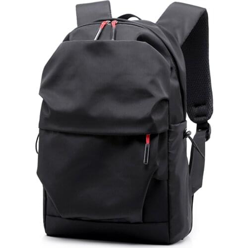 New Men Backpack for 15.0 Inches Laptop 2019 Back Pack Large Capacity Stundet Backpacks Pleated Casual Style Bag Water Repellent
