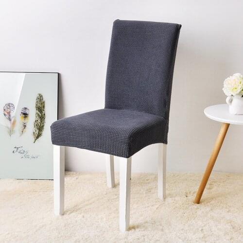 Super Thick Cotton Spandex Dining Removable Wingback Chair Cover Seat Covers for Dining Chairs Stoelhoezen Eetkamerstoel