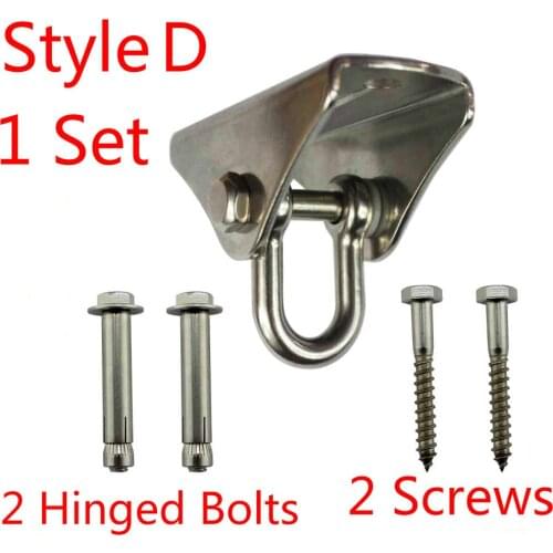 Heavy Duty Swing Hanger Swivel Swing 180 Degrees Rotation Yoga Hammock Chair Sandbag 304 Stainless Steel1000LB Capacity