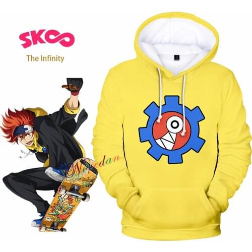 Anime SK8 the Infinity Reki Kyan Miya Chinen 3D Print Adult Kids Child Sweatshirt Hoodie Pullover Cosplay Costume Jackets Hooded