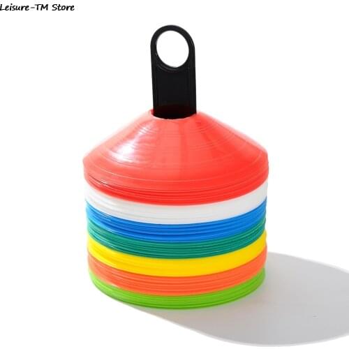 10 Pcs 19cm Cones Marker Discs Soccer Football Training Sports Saucer Entertainment Sports Accessories