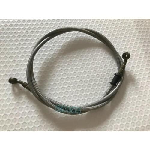 100cm Length Colorful Motorcycle Motorbike Stainless Steel Braided PVC Coverred Nylon Core Brake Clutch Oil Hose Line Pipe