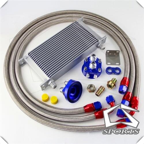 19 ROW AN-10AN UNIVERSAL OIL COOLER + FILTER RELOCATION KIT