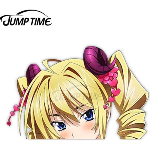 Jump Time Anime High School DxD Ravel Phenex 58 Bumper Window Helmet Vinyl Decal Peeker Car Stickers
