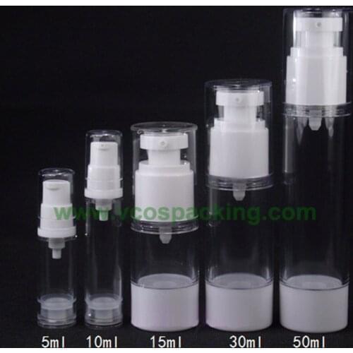 Free shipping 50pcs/lot 5ml airless bottle lotion bottle cosmetic packing