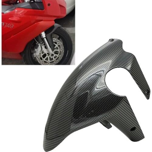 For DUCATI 999 749 2003 2004 2005 2006 Motorcycle Front Fender Mudflap Mudguard Mud Guard Splash Cover ABS Plastic Carbon Fiber