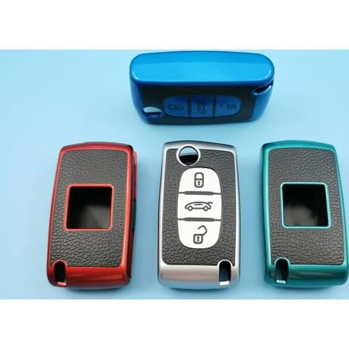 4 Color Style Tpu Car Key Case Cover For Citroen Xsara Picasso C2 C3 C4 C5 C6 C8 For Peugeot 107 206 207 307 308 406 Accessories
