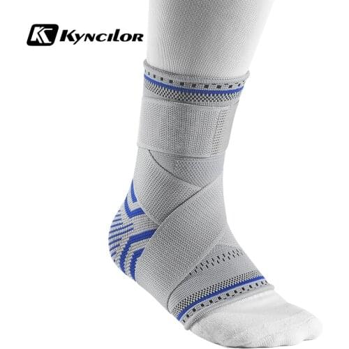 1 Pcs Ankle Support Bandage Compression Sleeve Breathable for Injury Recovery Joint Pain Basket Foot Sports Socks Tobillera