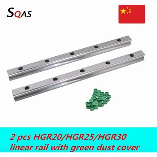 2pc HGR20 HGR25 HGR30 Square Linear Guide Rail 1500mm-4000mm for HIWIN Slide Block Carriages HGH20CA CNC Router Engraving