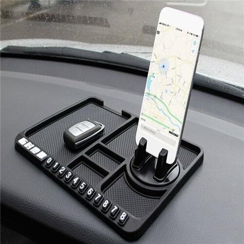 Multifunctional Car Anti-Slip Mat Non Slip Sticky Car Phone Holder Anti Slide Dash Phone Mount Silicone Dashboard Car Pad Mat