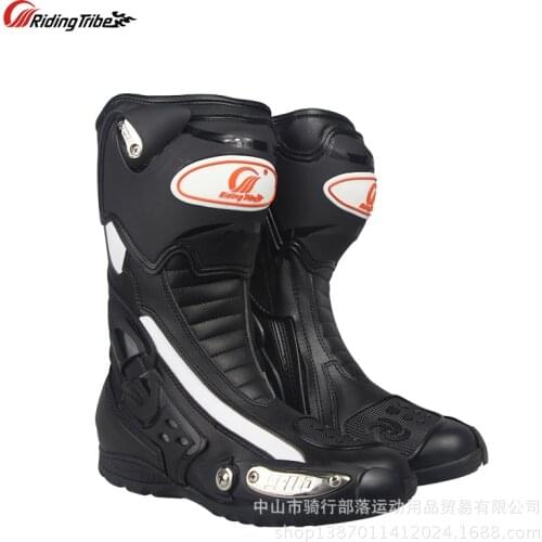 RidingTribe B1002 motorcycle riding shoes locomotive shoes rider long anti-fall riding boots men motorcycle boots