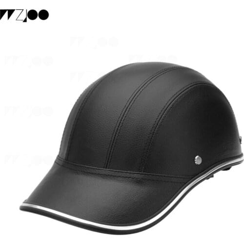 Motorcycle helmet half helmet summer helmet electric car Bike Scooter men and women helmet baseball cap riding helmet Anti-UV Ha