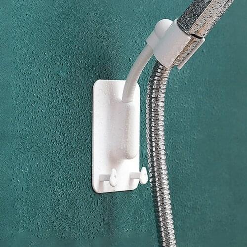 New ABS 360 Degree Shower Head Holder Adjustable Self-Adhesive Showerhead Bracket Wall Mount Shower Hook Bathroom Accessories