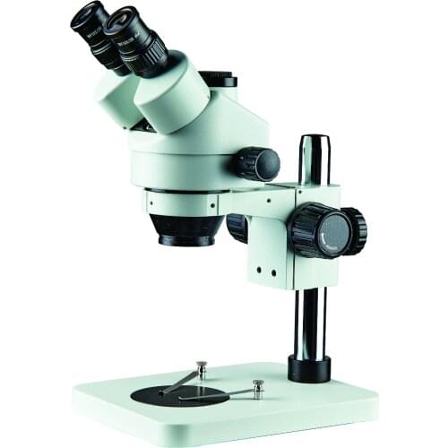 Scientific SZM745 3.5x-45X Trinocular Zoom Stereo Microscope 0.5x aux lens