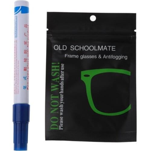 Nano Anti-Fog Solution for Glasses Plant Based Goggles Phones Camera Lens Defogger Stay Clear Reusable Microfiber Wipes