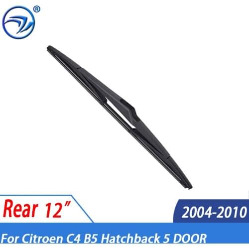 Wiper 12" Rear Wiper Blade For Citroen C4 B5 Hatchback 5 DOOR 2004 - 2010 2009 2008 2007 Windshield Windscreen Rear Window 5.0