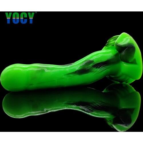 YOCY Silicone Animal Dildo New Colorful Sex Toys For Women Men Seal Thrusting Dildos Round Vagina Massager Butt Plug Sex Shop