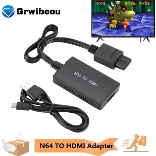 HDMI-compatible Adapter Cable N64 to HDMI-compatible Adapter 720P/1080P N64 HD Switch Converter For N64/SNES/GameCube