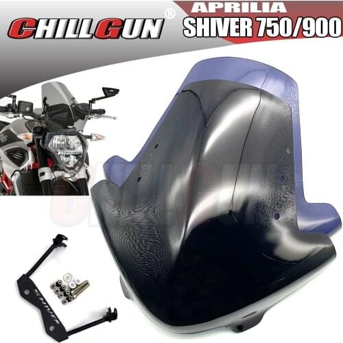 Motorcycle Sports Windshield Deflector WindScreen Fits For APRILIA SHIVER750 Shiver 750 2007-2009 SHIVER900 Shiver 900 2017-2021