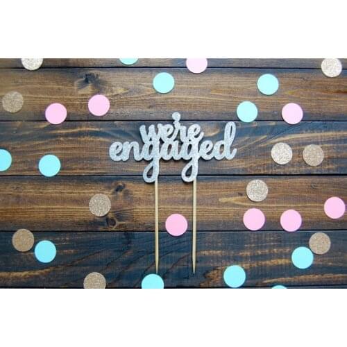 Bridal shower cake topper, Bride to Be cake topper, bridal shower decorations, engagement decorations, engagement party decorati