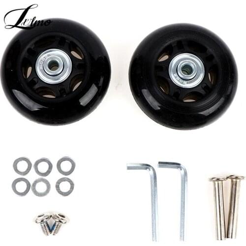 Luggage Universal Wheel Accessories Wheels Boarding Suitcase Wheels Aircraft Silent Wheels Universal Silent 50/68mm