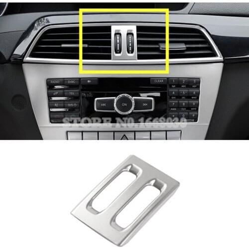 Interior Console Air Vent Adjustment Knob Cover For Benz C Class W204 S204 2011-2013 Car accesories interior Car decoration