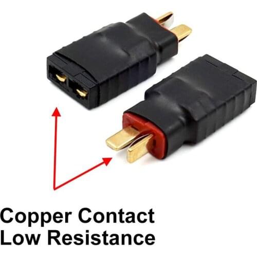 1PC Male T-Plug Deans To Female TRXTraxxas Connector Adapter For RC Battery ESC & Charger RC Lipo Battery Parts