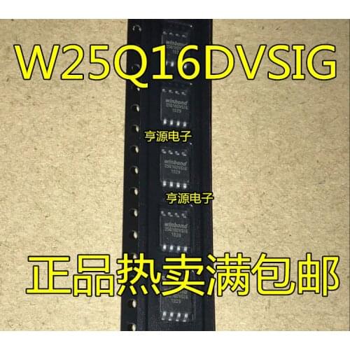 10pieces W25Q16DVSSIG W25Q16DVSIG W25Q16 SOP8