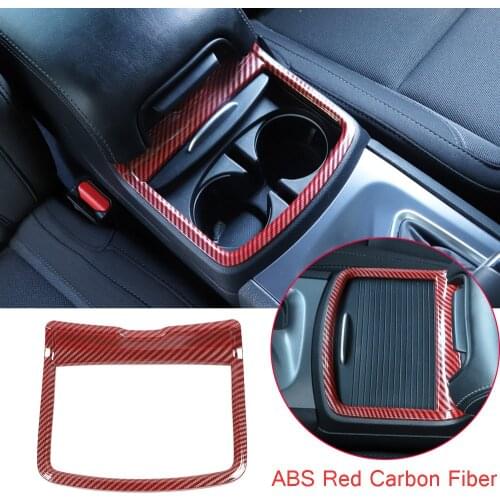 ABS Interior Car Water Cup Holder Cover Trim Fit forDodg Charger 2011-2020