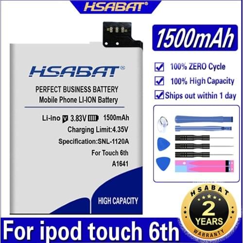 HSABAT A1641 1500mAh Battery For Ipod touch 6th Generation 6 6g within tools