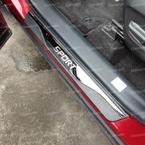 For Dacia Renault Kadjar Car Accessories Door Sill Protector Scuff Plate Auto Styling Pedal Cover Trim 2017 2018 2019 2021 2020