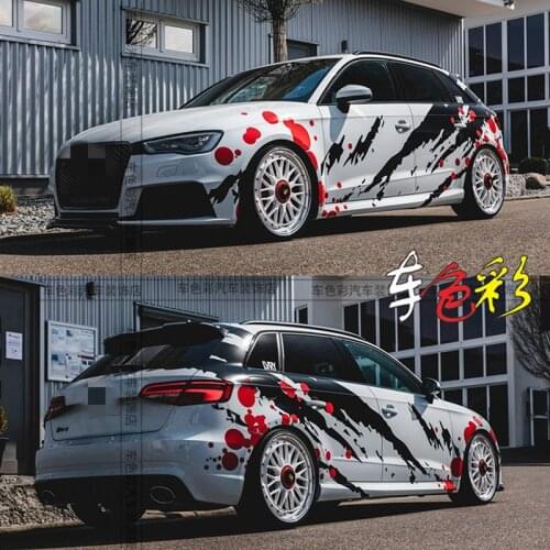 Car stickers FOR Audi RS3 RS4 A3 A4 exterior decoration personalized custom racing decals