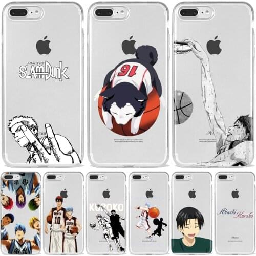 Kuroko No Basket Anime Case For Apple iphone 12 Mini 11 Pro Max XS XR X 8 7 6 6S Plus SE2020 Clear Soft transparent Phone Coque