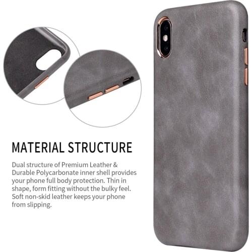 Leather Serial case For iPhone XS 11 Pro Max XR XS Max X 6 6S 7 8 Plus Shockproof Armor Phone Back Case