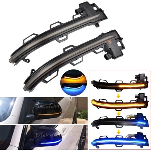 For BMW X3 G01 2018-2020 X4 G02 X5 G05 X6 G06 X7 G07 LED Dynamic Turn Signal Light Flowing Water Blinker Flashing Light