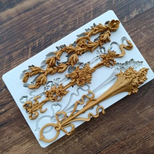 Sugarcraft Lace silicone mold cake decorating tools confeitaria moldes de silicone fondant cake mold chocoe molds k960